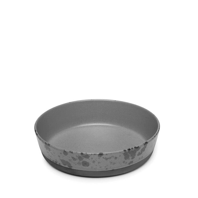 RAW suppetallerken 19,4 cm grå spotted